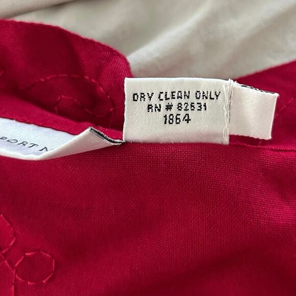 Newport News Women Fairy Vintage Skirt Midi Boho Red Velvet Holiday Size 10P - Picture 9 of 9